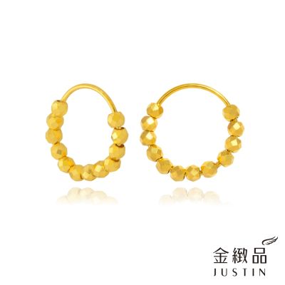 金緻品 黃金圈耳環 金露圈 0.50錢 5G工藝