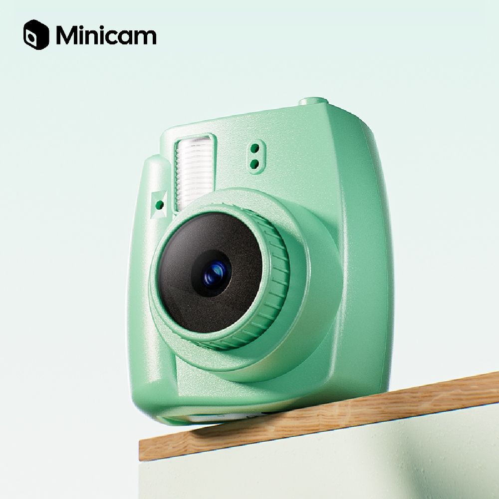 【Minicam 迷你拍】G14 拍立得造型 S153 迷你相機-綠
