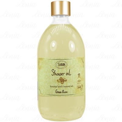 SABON 綠玫瑰沐浴油(500ml)(公司貨)