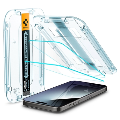 SGP / Spigen iPhone 15 /Plus/Pro/Pro Max Glas.tR EZ Fit-快易貼
