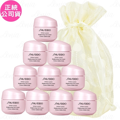 Shiseido國際櫃 SHISEIDO 資生堂 激透光水乳霜(15ml)*10旅行袋組(公司貨)