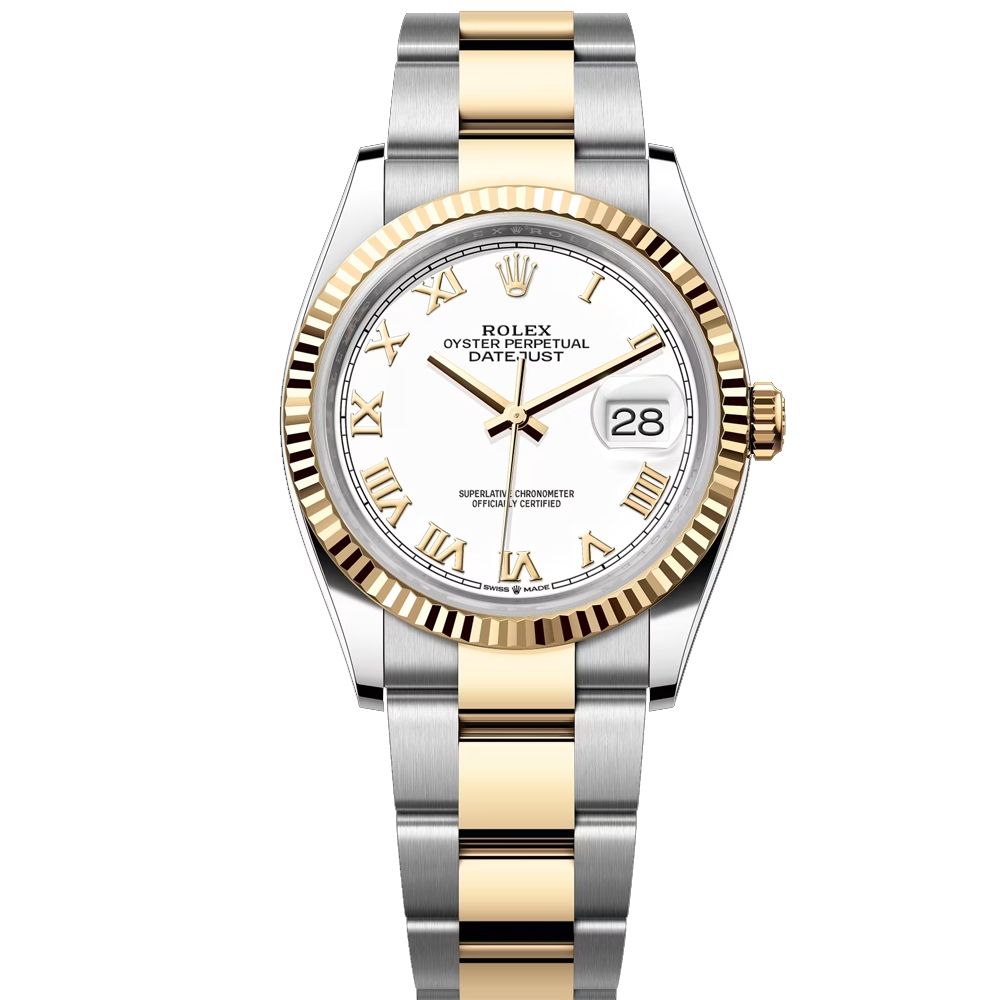Rolex 勞力士126233 白羅馬面 版帶 36MM