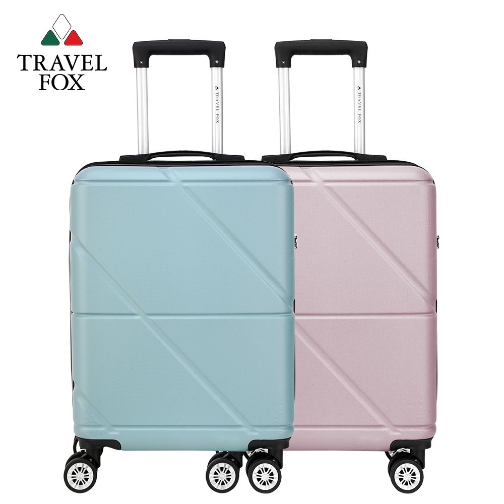 TRAVEL FOX 旅狐19吋極光漫旅拉鍊箱TSA海關鎖靜音飛機輪行李箱旅行箱登