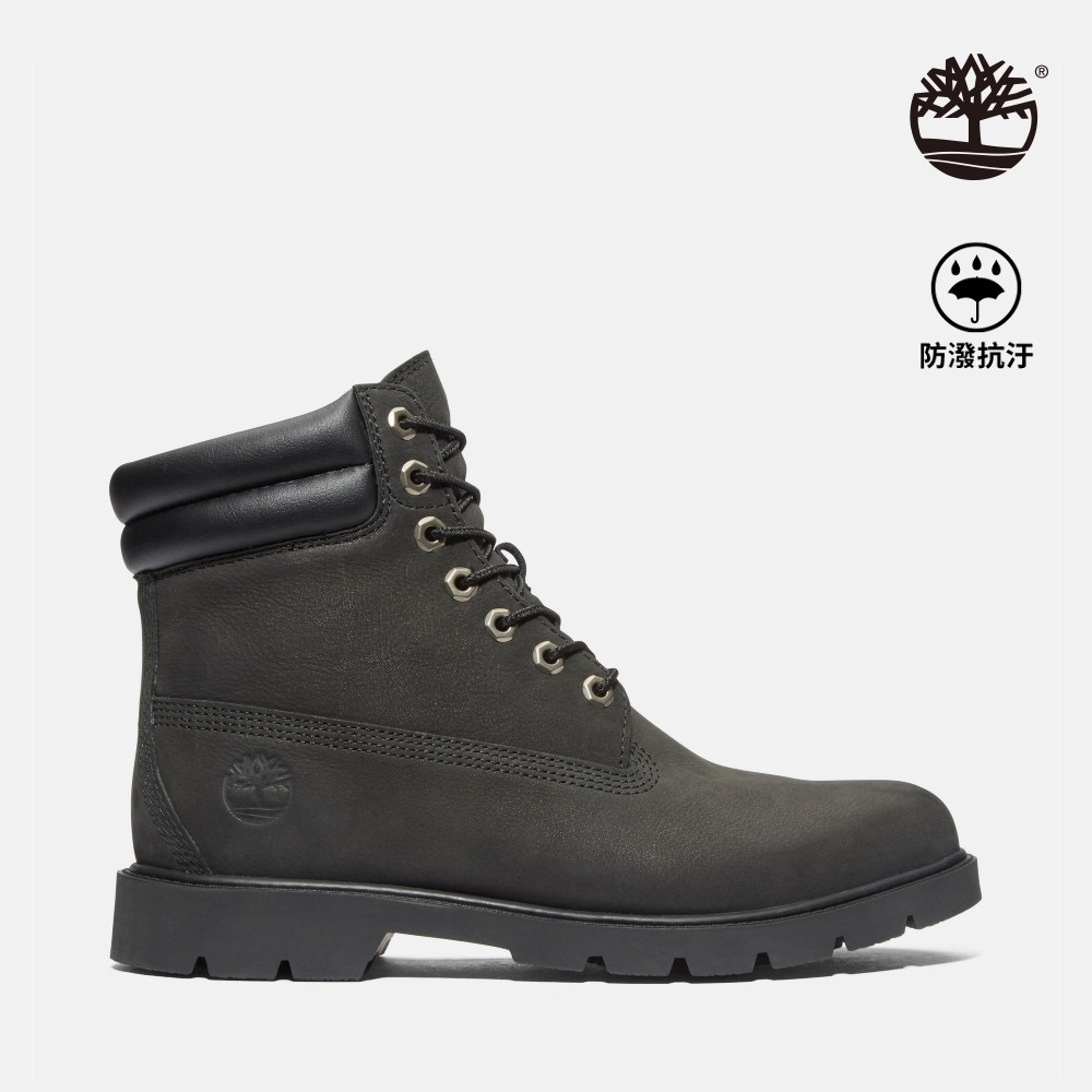 Timberland官方旗艦 男款黑色休閒六吋靴|A27X6015
