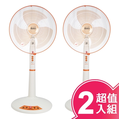 南亞16吋三段風速左右擺頭立扇(超值二入組) EF-1688