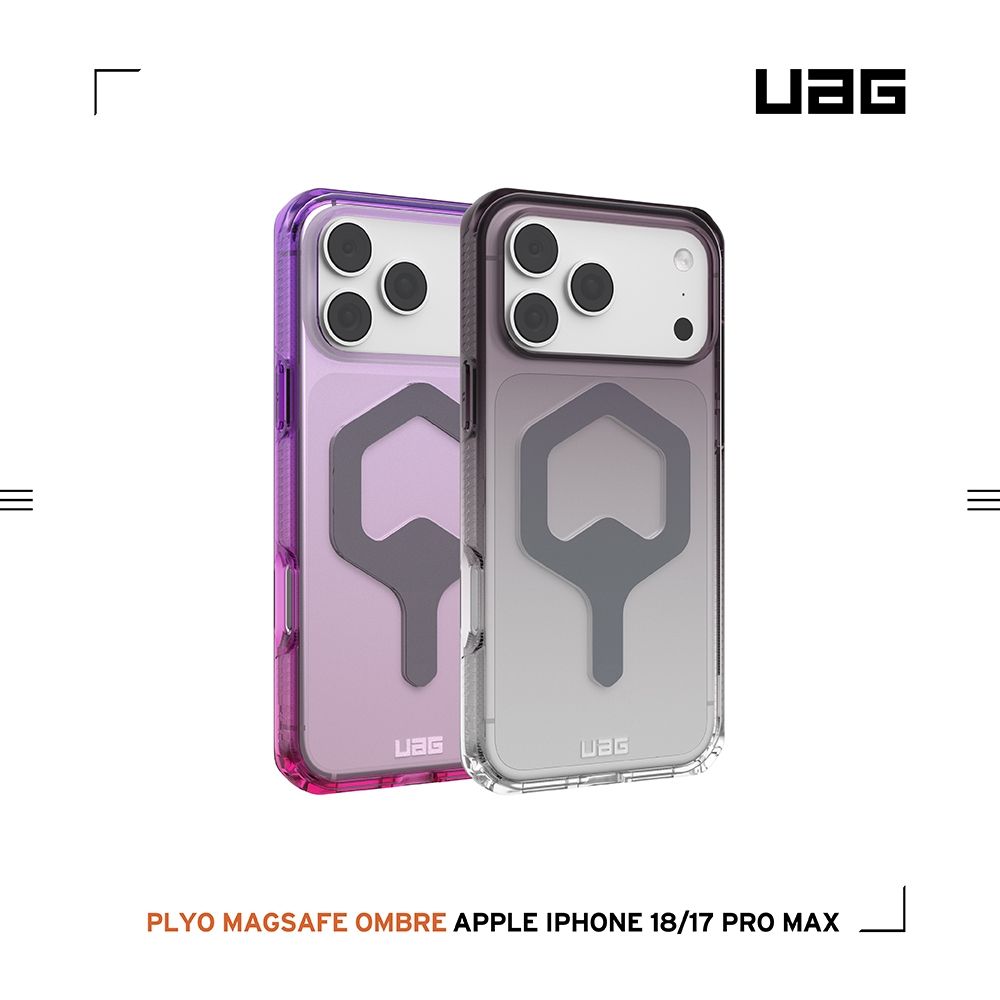 UAG iPhone 18/17 Pro/Pro Max 磁吸耐衝擊全透保護殼-漸層款(支援MagSafe 手機殼) (iPhone 18/17ProMax)