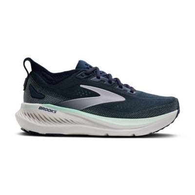 Brooks 布魯克斯 Glycerin GTS 23 [1204922E453] 女 慢跑鞋 超寬楦 甘油系列 深藍