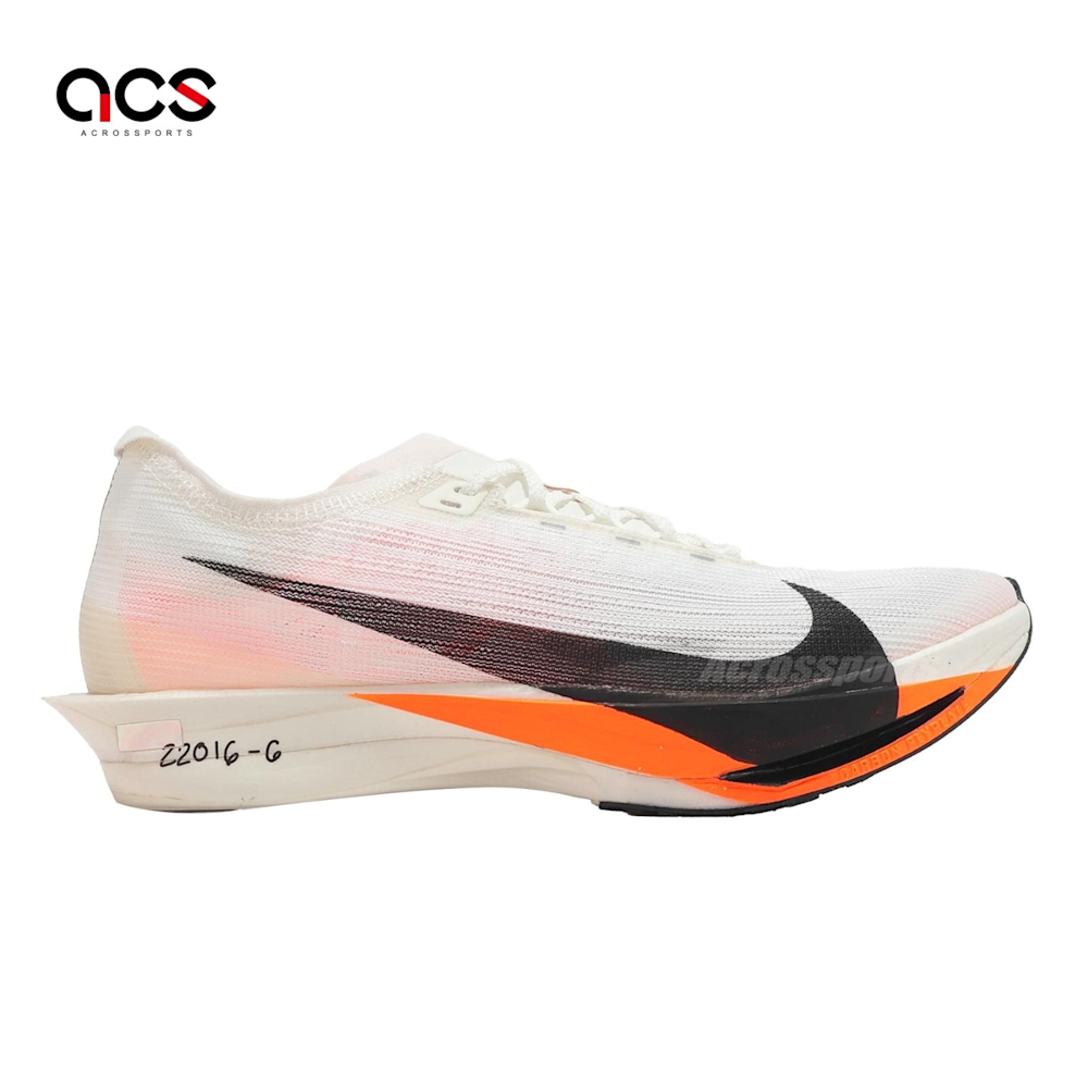 Nike 競速跑鞋ZoomX Streakfly 2 Proto 男鞋白橘黑碳板推進運動鞋