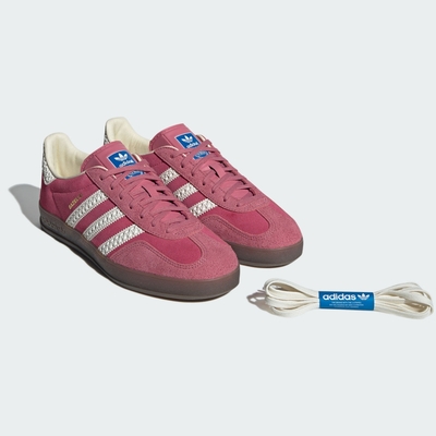 【adidas 愛迪達】 GAZELLE INDOOR 運動休閒鞋 德訓鞋 滑板復古 男鞋/女鞋-Originals IF1809