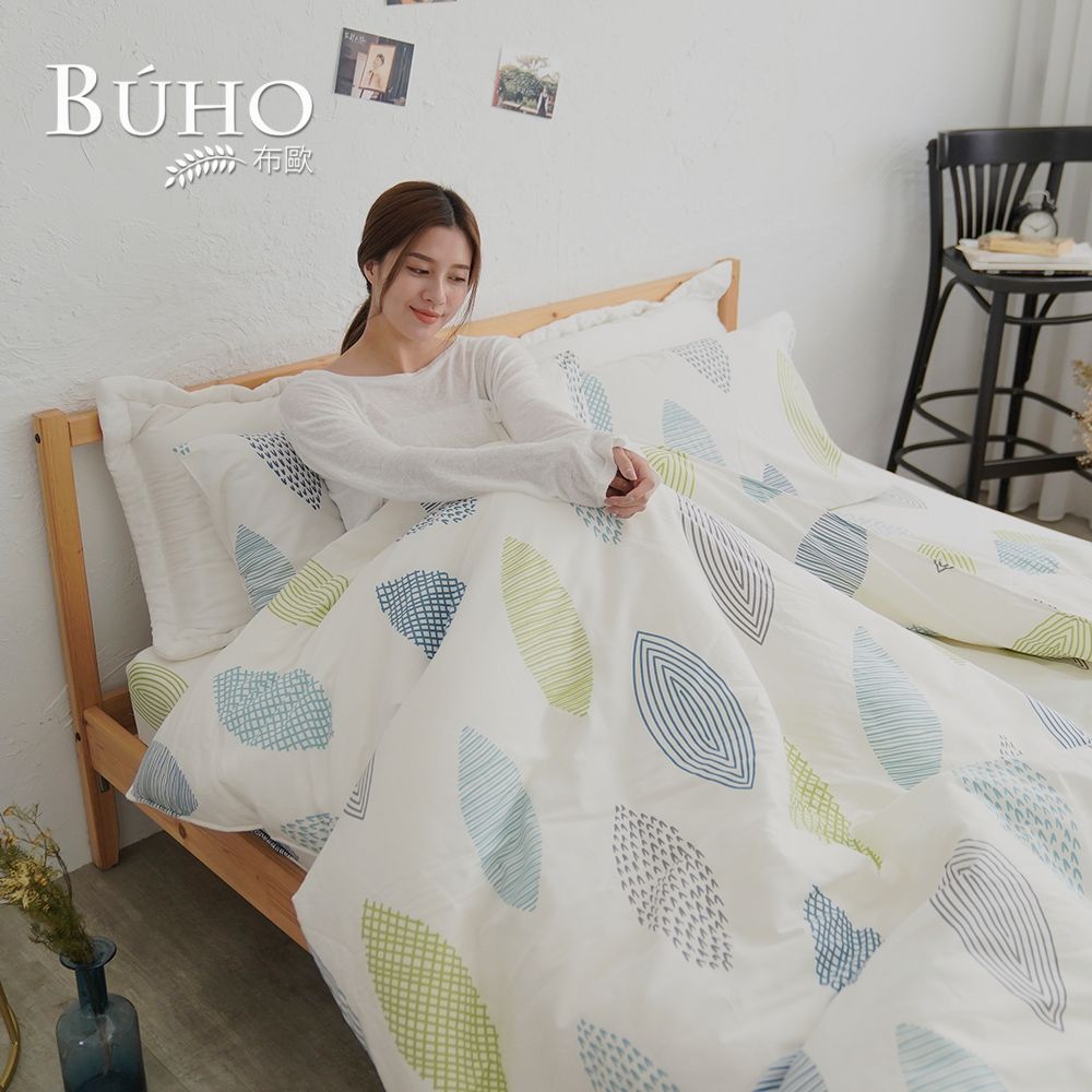 BUHO 天然嚴選純棉單人二件式床包組(芳芯森精)