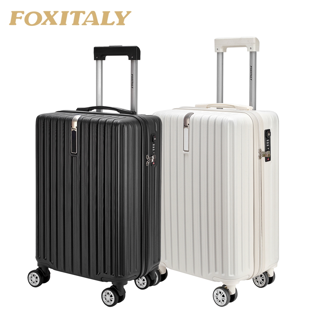 TRAVEL FOX 旅狐FOXITALY 20吋城市漫步拉鍊箱TSA海關鎖靜音飛機輪行李