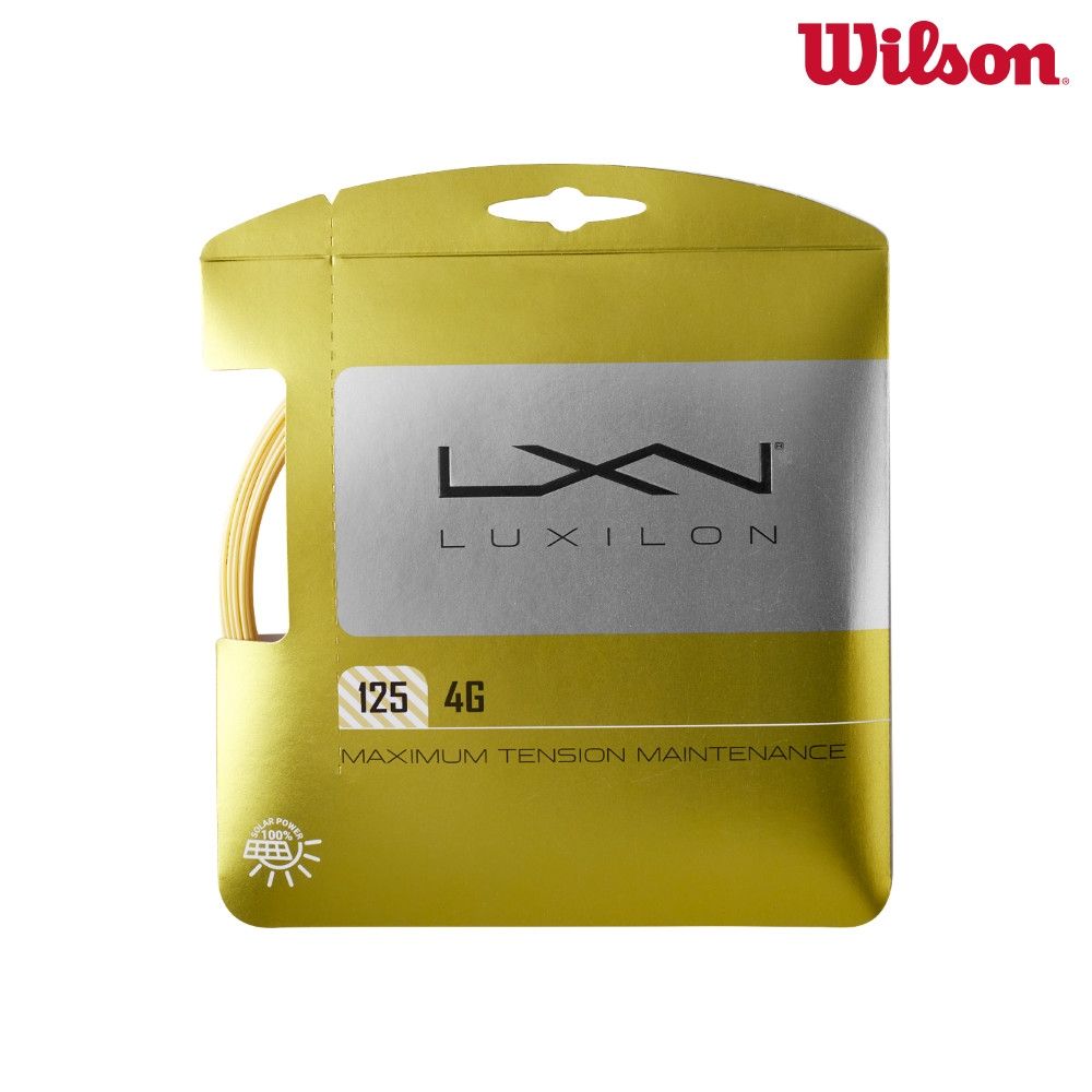 【Wilson威爾森】Luxilon 4G 125 Set Go Luxilon 網球線 控制型硬線