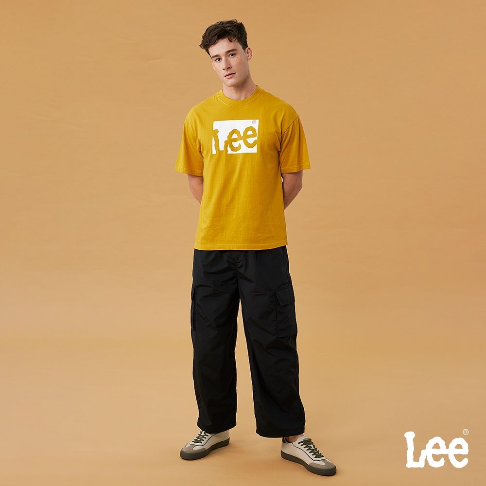 Lee 男款 季節性版型 工裝風Cargo休閒長褲 二色 (黑色)