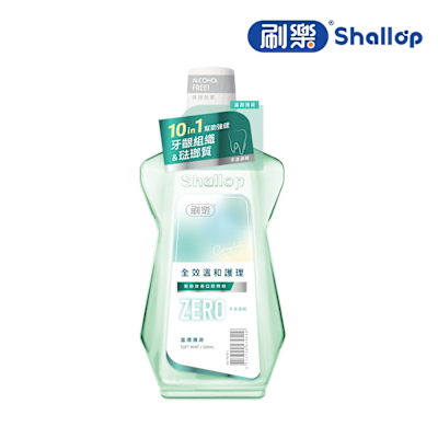 刷樂 全效溫和護理漱口水500mL(溫潤薄荷/涼爽薄荷/經典草本/清爽綠茶)