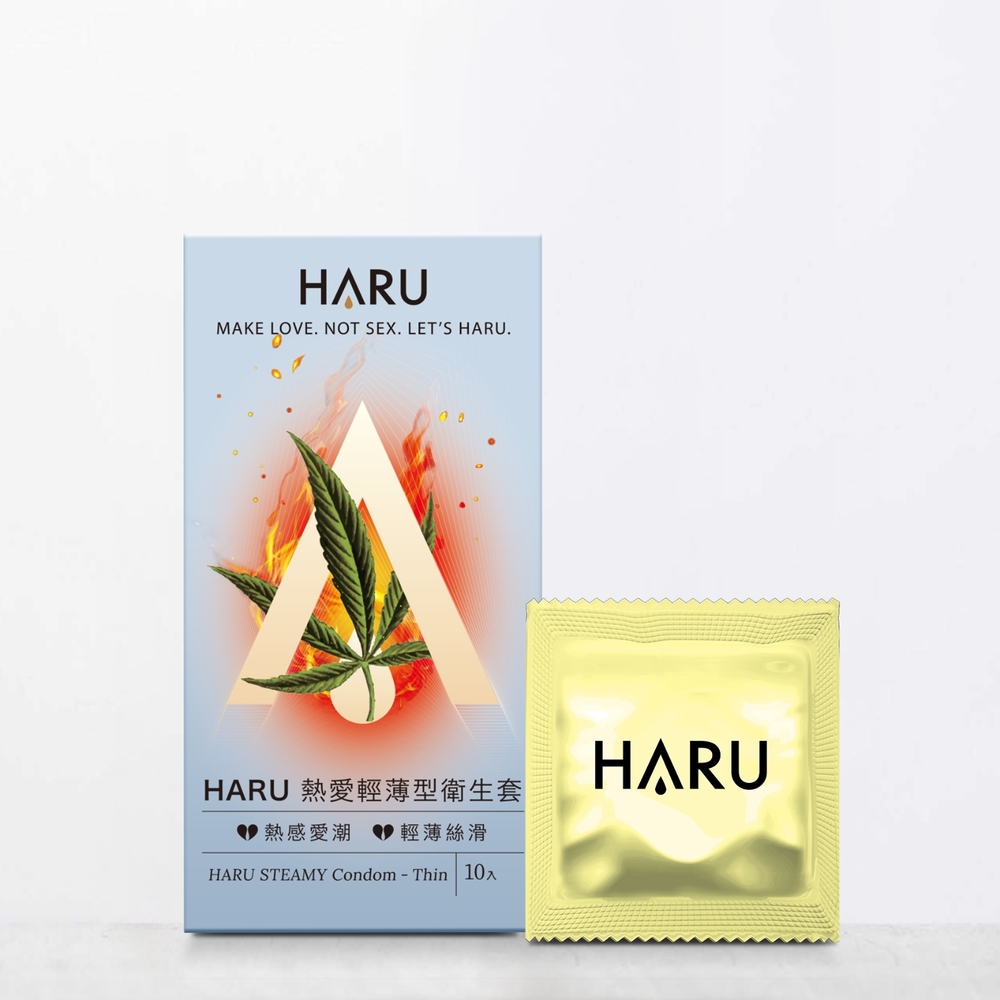 【HARU含春】STEAMY 熱愛輕薄型保險套(10入/盒)