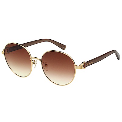 LONGCHAMP 圓框 太陽眼鏡 (金色)LO108