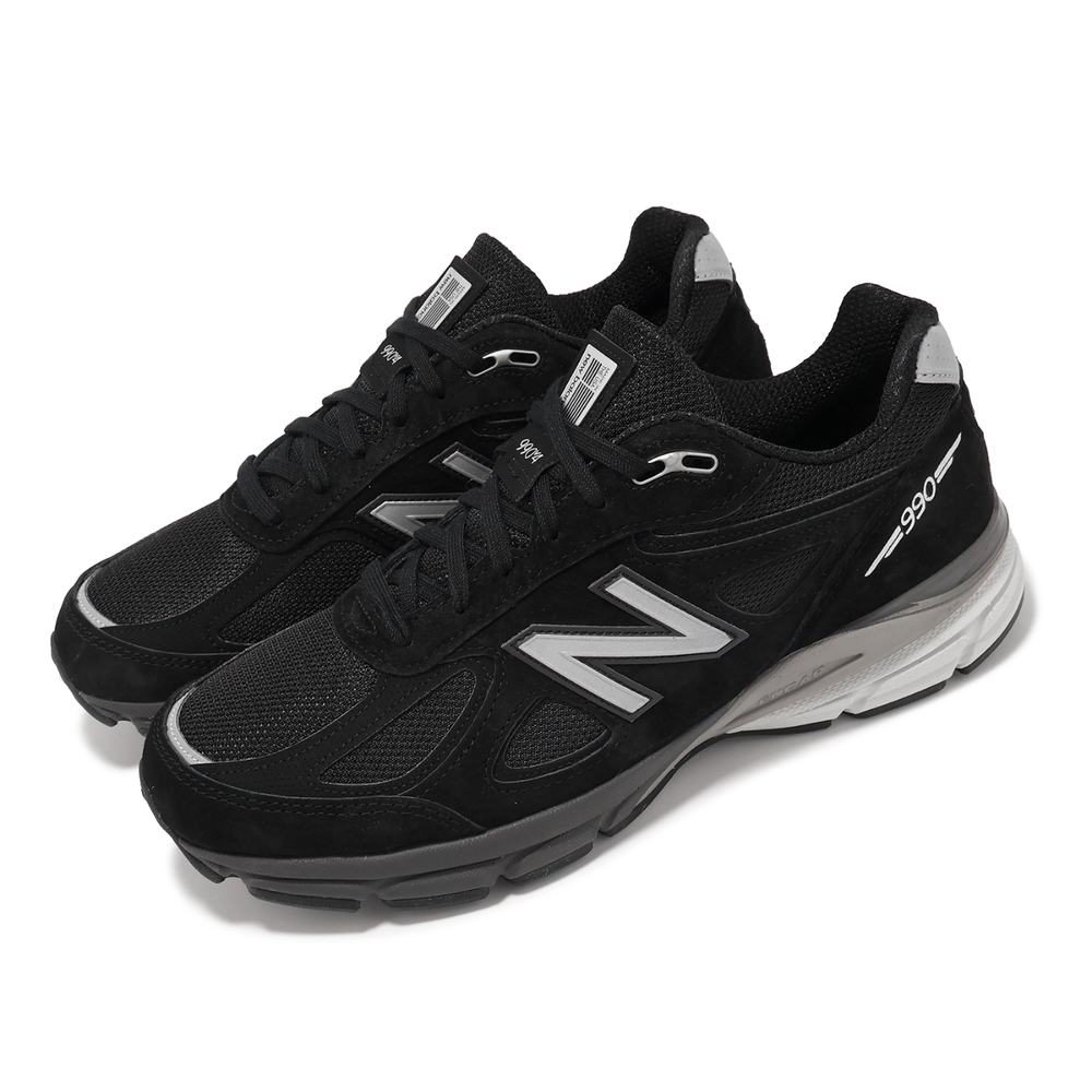 【美品】New Balance 990 V4 U990BL4 New Balance 休閒鞋990 V4 男鞋女鞋黑灰美製麂皮緩震經典情侶鞋NB