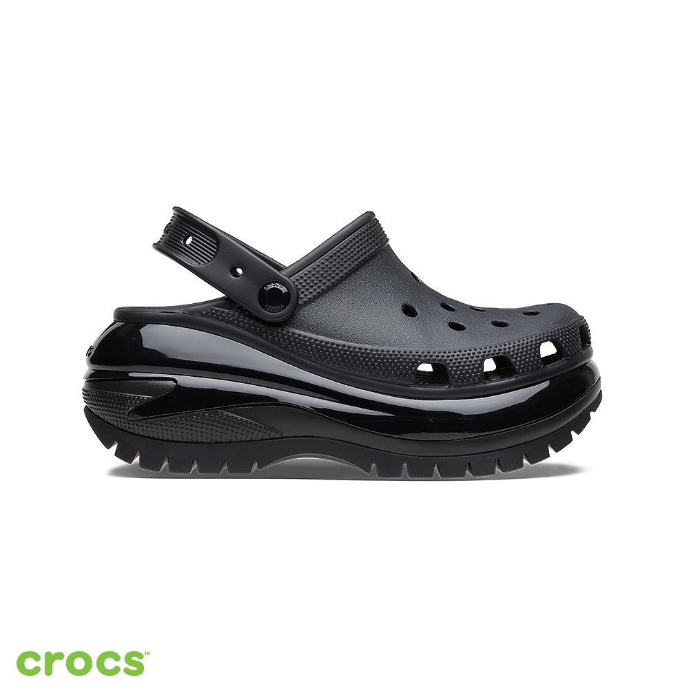 Crocs 卡駱馳 (中性鞋) Mega Crush經典光輪克駱格-207988 (黑色)