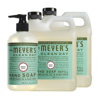 Mrs. Meyer s梅耶夫人 草本香氛洗手乳x1+補充瓶x2