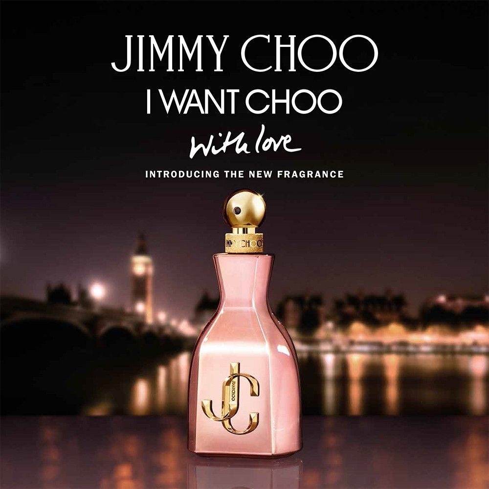 JIMMY CHOO 香水　美品 Jimmy Choo I Want Choo With Love 熾愛粉戀淡香精125ml Tester (100