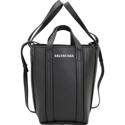 BALENCIAGA 巴黎世家Everyday 2.0 North-South 粒面牛皮雙提把/斜背托