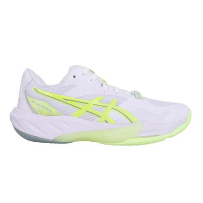 ASICS SKY ELITE FF 4 女排球鞋-訓練 亞瑟士 1052A092-100 白螢光綠灰