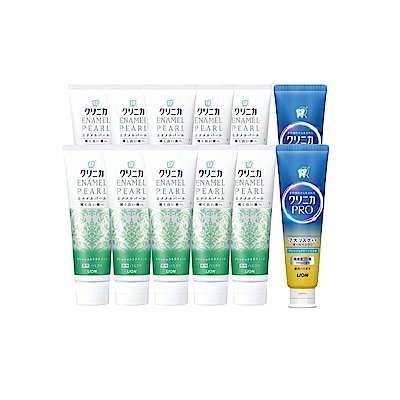 日本獅王 固齒佳酵素牙膏12入組(10入130g+2入95g贈品)