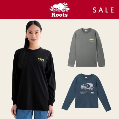 男女裝 精選Roots經典海狸薄長袖上衣-多款選