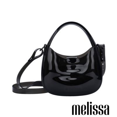 Melissa-透明果凍感兩用包-黑色