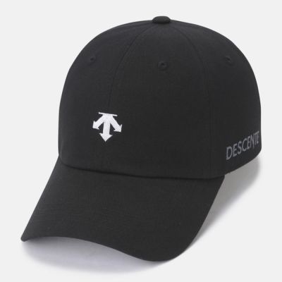 【DESCENTE】迪桑特 中性 運動基本款棉質運動帽 棒球帽(黑色/白色/米白色)