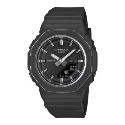 CASIO 卡西歐 G-SHOCK 優雅現代質感 清爽俐落 雙顯電子錶款 黑色 GMA-P2110-1A 40.5mm