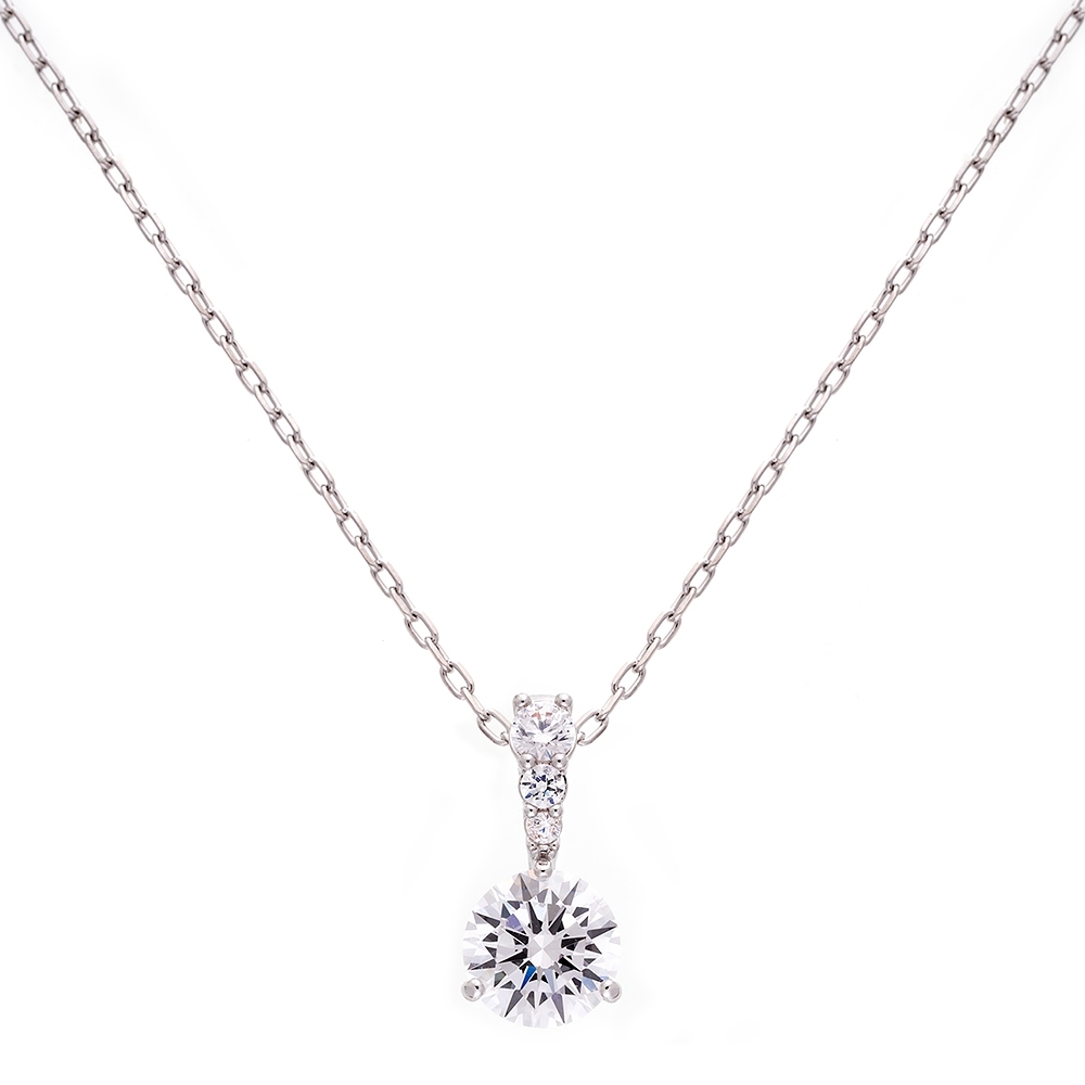 SWAROVSKI 施華洛世奇 SOLITAIRE三爪水晶項鍊