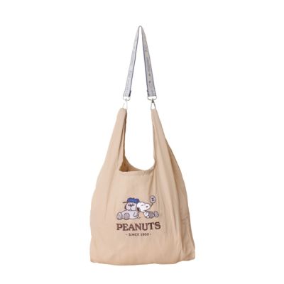 Peanuts史努比2WAY可拆背帶購物袋 Norns Original Design Snoopy & Olaf 手提袋