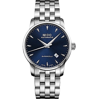 MIDO 美度 官方授權 永恆午夜藍機械錶 1111買買節 送禮推薦-38mm M86004151