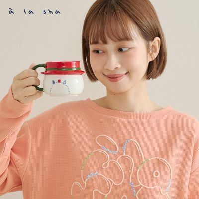 a la sha 聖誕miao陶瓷杯