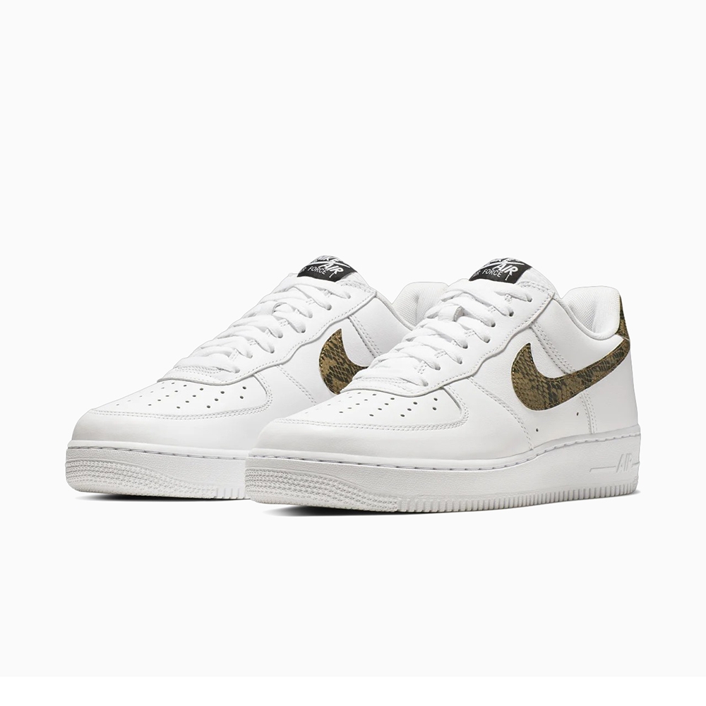 Nike Air Force 1 Low Ivory Snake 象牙蛇蛇皮紋低筒皮革休閒鞋男鞋