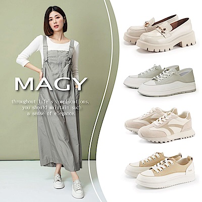 MAGY ORIN CHOiCE TAS  真皮/拚色/金屬/綁帶/平底/厚底/休閒  多款任選