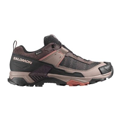Salomon索羅門】X ULTRA 5 GORE-TEX Men 防水登山鞋黑咖啡| 野跑鞋
