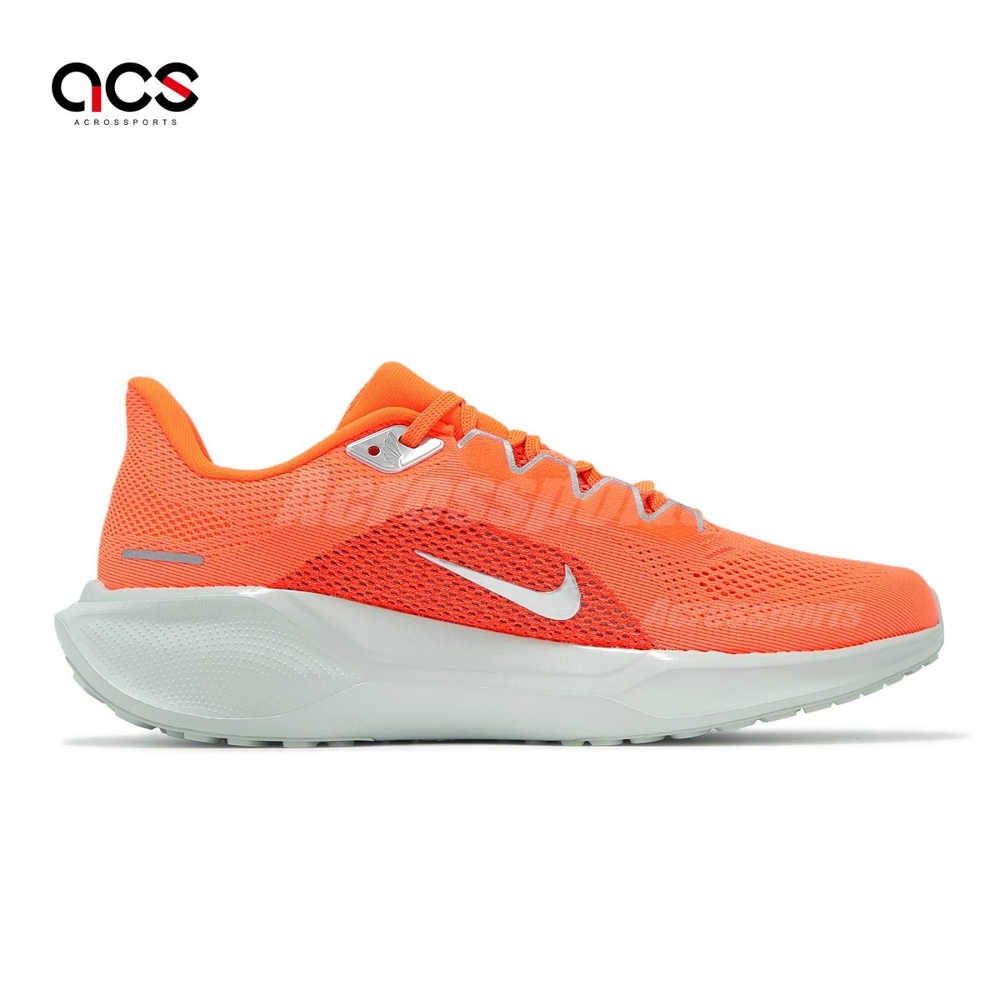 Nike 慢跑鞋Air Zoom Pegasus 41 Premium 男鞋橘銀小飛馬氣墊運動鞋