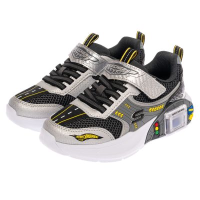SKECHERS 男童鞋 男童系列 運動鞋 SKECHERS GARAGE 車庫汽車 - 402150LSLBK