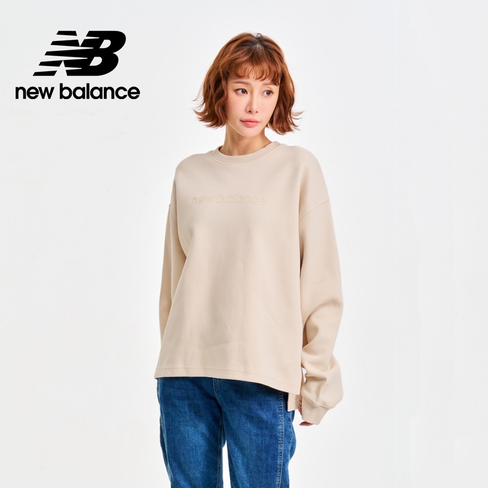 水兒著用款【New Balance】長袖上衣_女性_(WT33532AG/WT41556LIN) (杏色_WT41556LIN)