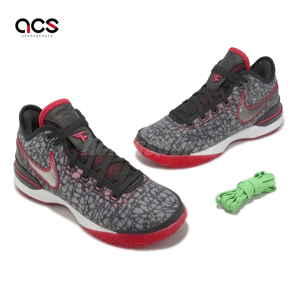 未使用 NIKE ZOOM LEBRON NXXT GEN DR8788-001 Nike Zoom Lebron Nxxt Gen EP 黑紅FaZe Clan 電競籃球鞋男鞋