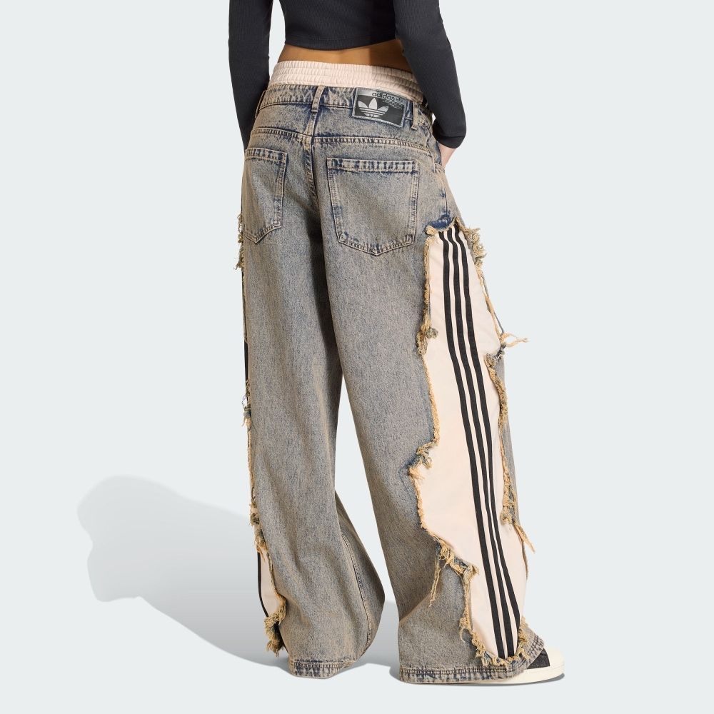adidas 愛迪達】 ADILENIUM 5.0 丹寧長褲女- Originals KY5193
