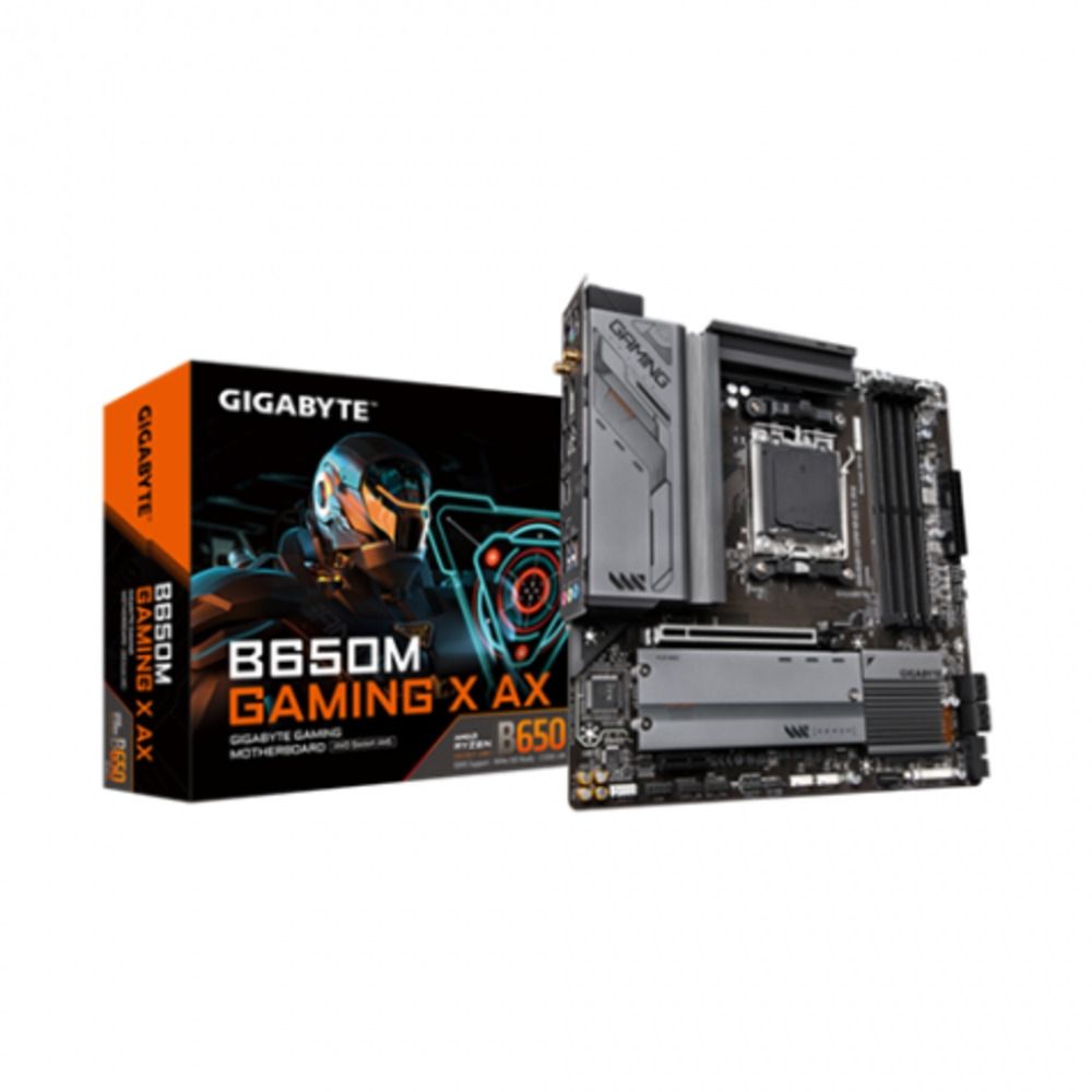 技嘉 B650M GAMING X AX(mATX/1H1P/Realtek 2.5Gb/Wi-Fi 6E+BT 5.2/註冊五年保) (GIGABYTE技嘉科技)