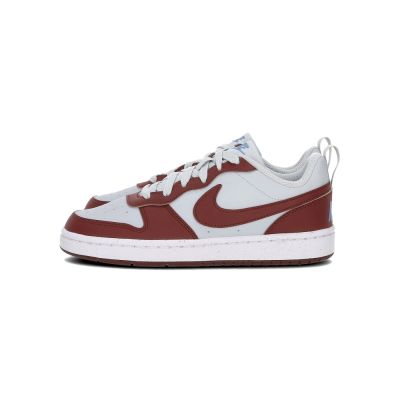 Nike Court Borough Low Recraft GS 大童 酒紅白色 皮革 休閒鞋 DV5456-006