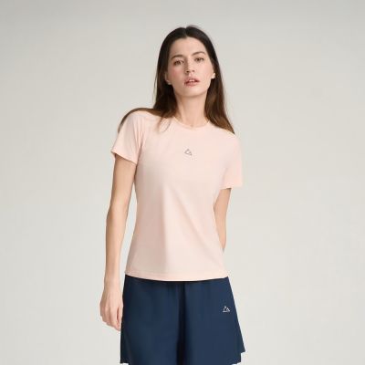 GIORDANO 女裝防曬涼感收腰短袖T恤