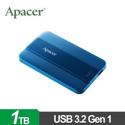 Apacer宇瞻 宇瞻 Apacer AC237 1TB (活力藍) 2.5吋行動硬碟