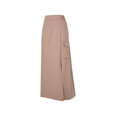 FILA 女平織長裙-深褐 5SKA-5456-BN