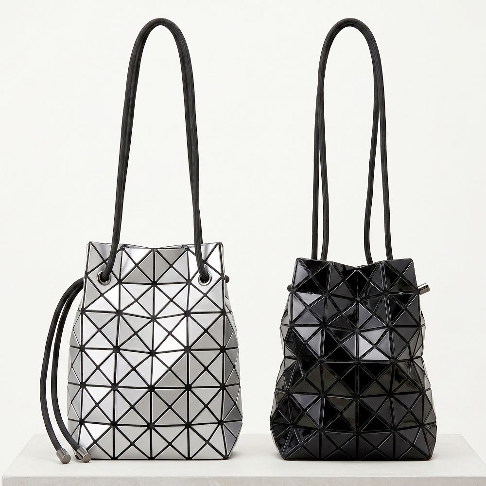 ISSEY MIYAKE WRING 三宅一生 BAOBAO 6x4 亮面幾何肩背水桶包-3色可選