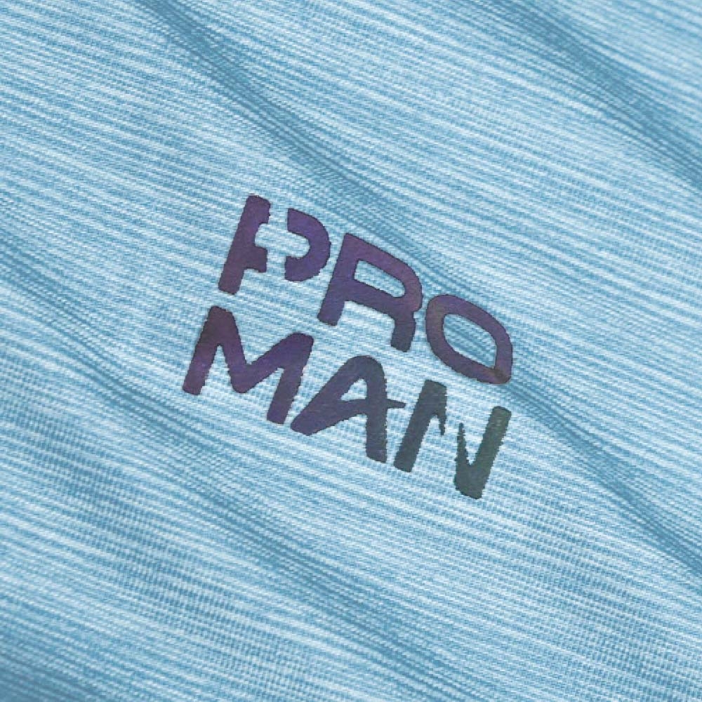 【PROMAN 豪門】運動型男消臭速乾舒爽寬肩背心 (亮藍)